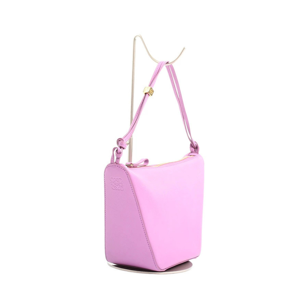 Loewe Hammock Hobo Shoulder Bag Leather Purple - Picture 2 of 7